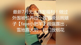 最新7月无水首发福利！做过外围被包养过，推特极品贱婊子【faye小肥羊】超强露出，雪地露大奶，肛门放烟花