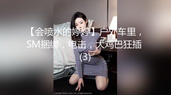 【会喷水的婷婷】户外车里，SM捆绑，电击，大鸡巴狂插 (3)