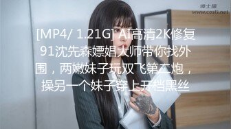 [MP4/ 1.21G] AI高清2K修复91沈先森嫖娼大师带你找外围，两嫩妹子玩双飞第二炮，操另一个妹子穿上开档黑丝