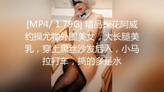 [MP4/ 1.79G] 精品探花阿威约操尤物外围美女，大长腿美乳，穿上黑丝沙发后入，小马拉打车，搞的多是水