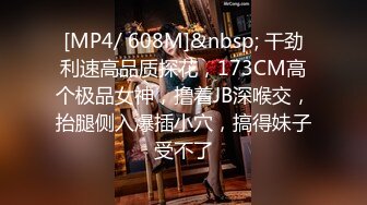 [MP4/ 608M]&nbsp; 干劲利速高品质探花，173CM高个极品女神，撸着JB深喉交，抬腿侧入爆插小穴，搞得妹子受不了